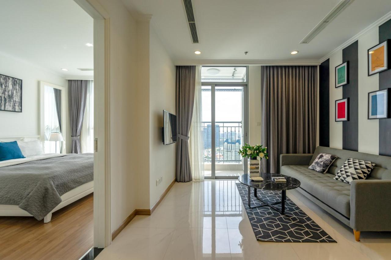 Hoasun Boutique Apartment - Vinhomes Central Park โฮจิมินห์ซิตี้ ภายนอก รูปภาพ