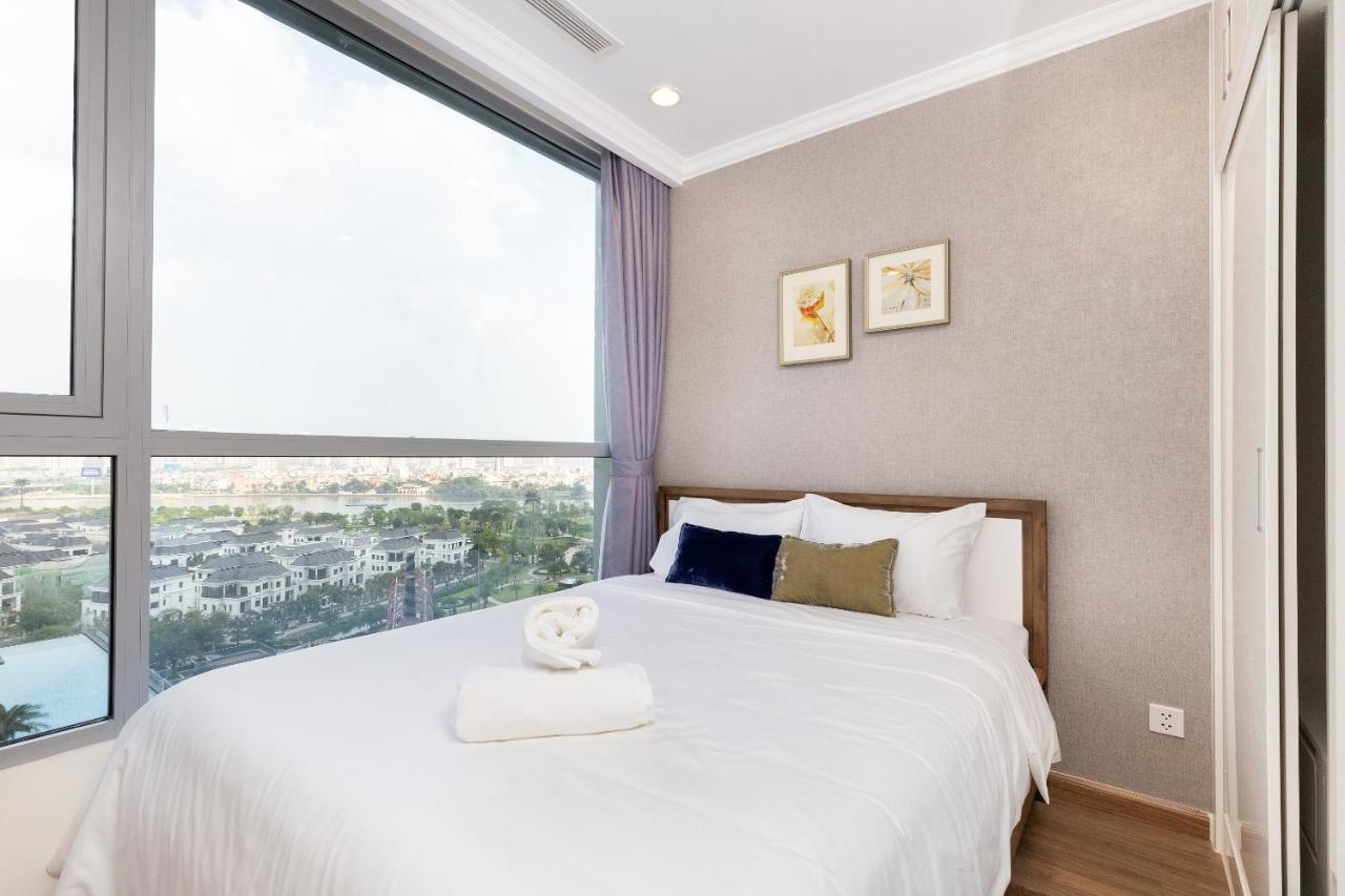 Hoasun Boutique Apartment - Vinhomes Central Park โฮจิมินห์ซิตี้ ภายนอก รูปภาพ